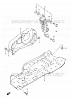 SHOCK ABSORBER for Suzuki QUADSPORT 80 2002