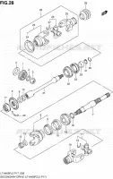 DRIVESHAFT (LT A400FZL2 P17) for Suzuki KINGQUAD 400 2012