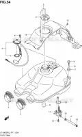 FUEL TANK for Suzuki KINGQUAD 400 2012