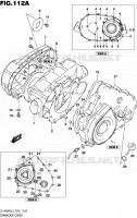 CASING for Suzuki KINGQUAD 400 2015
