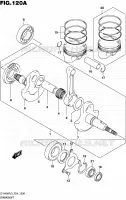 CRANKSHAFT for Suzuki KINGQUAD 400 2015