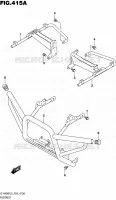 FOOTREST for Suzuki KINGQUAD 400 2015