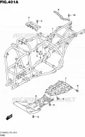 FRAME for Suzuki KINGQUAD 400 2015