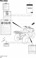 LABEL for Suzuki KINGQUAD 400 2015