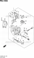 THROTTLE BODY for Suzuki KINGQUAD 400 2015
