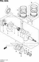 CRANKSHAFT for Suzuki KINGQUAD 400 2016