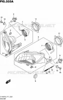 HEADLIGHT for Suzuki KINGQUAD 400 2016