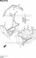 MUDGUARD for Suzuki KINGQUAD 400 2016