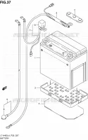 BATTERY for Suzuki KINGQUAD 400 2014