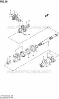 DRIVESHAFT (LT A400L4 P33) for Suzuki KINGQUAD 400 2014