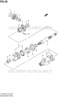 DRIVESHAFT (LT A400ZL4 P33) for Suzuki KINGQUAD 400 2014