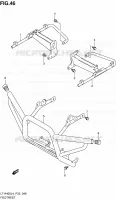 FOOTREST for Suzuki KINGQUAD 400 2014