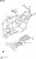 FRAME for Suzuki KINGQUAD 400 2014
