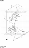 GEAR LEVER (LT A400L4 P33) for Suzuki KINGQUAD 400 2014