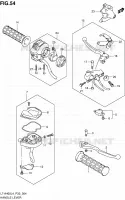 HANDGRIPS   LEVERS  for Suzuki KINGQUAD 400 2014