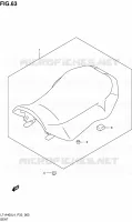 SEAT (LT A400L4 P33) for Suzuki KINGQUAD 400 2014