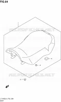 SEAT (LT A400ZL4 P33) for Suzuki KINGQUAD 400 2014