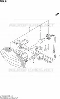 TAIL LIGHT ASSY for Suzuki KINGQUAD 400 2014