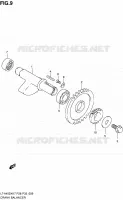 CRANK BALANCER for Suzuki KINGQUAD 450 2010