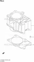 CYLINDER for Suzuki KINGQUAD 450 2010
