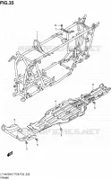 FRAME for Suzuki KINGQUAD 450 2010