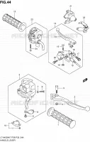 HANDGRIPS   LEVERS  for Suzuki KINGQUAD 450 2010
