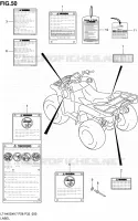 LABEL for Suzuki KINGQUAD 450 2010