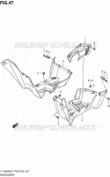 MUDGUARD for Suzuki KINGQUAD 450 2010