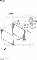 RADIATOR for Suzuki KINGQUAD 450 2010
