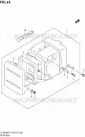 REAR BOX for Suzuki KINGQUAD 450 2010