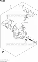 THROTTLE BODY for Suzuki KINGQUAD 450 2010