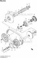 TRANSMISSION (1)(MODEL L0) for Suzuki KINGQUAD 450 2010