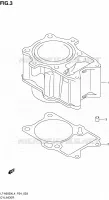 CYLINDER for Suzuki KINGQUAD 500 2014