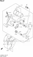 FRONT CALIPER for Suzuki KINGQUAD 500 2014