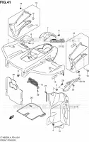 FRONT FENDER for Suzuki KINGQUAD 500 2014