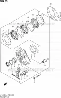 REAR BRAKE for Suzuki KINGQUAD 500 2014