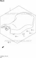 SEAT for Suzuki KINGQUAD 500 2014