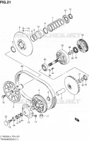 TRANSMISSION (1) for Suzuki KINGQUAD 500 2014