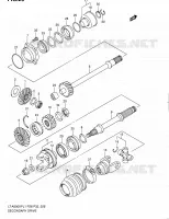 DRIVESHAFT for Suzuki KINGQUAD 500 2011