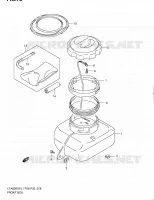 GLOVE BOX for Suzuki KINGQUAD 500 2011
