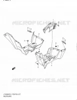 MUDGUARD for Suzuki KINGQUAD 500 2011