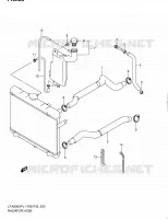 RADIATOR HOSE for Suzuki KINGQUAD 500 2011