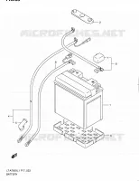 BATTERY for Suzuki KINGQUAD 750 2011