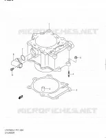 CYLINDER for Suzuki KINGQUAD 750 2011