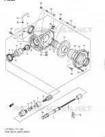 DRIVESHAFT (ARRIERE) for Suzuki KINGQUAD 750 2011