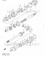DRIVESHAFT for Suzuki KINGQUAD 750 2011