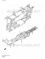 FRAME for Suzuki KINGQUAD 750 2011