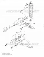 FRONT SUSPENSION ARM for Suzuki KINGQUAD 750 2011