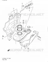 FUEL TANK for Suzuki KINGQUAD 750 2011