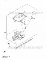 GEAR LEVER for Suzuki KINGQUAD 750 2011